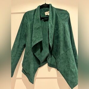 Faux suede Moto jacket